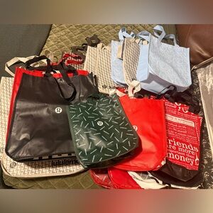 lululemon athletica Assorted Color Tote Bag Collection